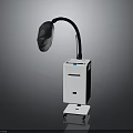 Modern Professional Equipment With White Main Body Flexible Black Arm Black Head And Stable Base