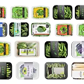Fresh Packaged Vegetables Including Broccoli Green Beans And Spinach For Healthy Meals