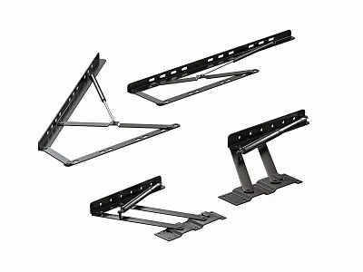 Sturdy Metal L Shaped Brackets For Wall Mounting And Shelf Support 3d model