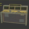 Space Series Control Console With Tunnel 1 To 4 Displays And Control Panels