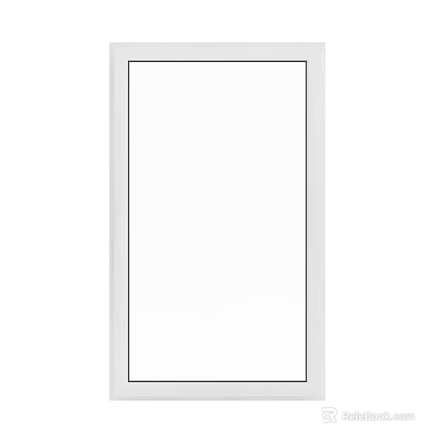 Modern Casement Window Design With Sleek Frame And Energy Efficient Glass For Home Use 3d model 