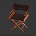Contemporary Leisure Chair With Wooden Armrests Black Fabric Seat And Cross Leg Structure For Home Use