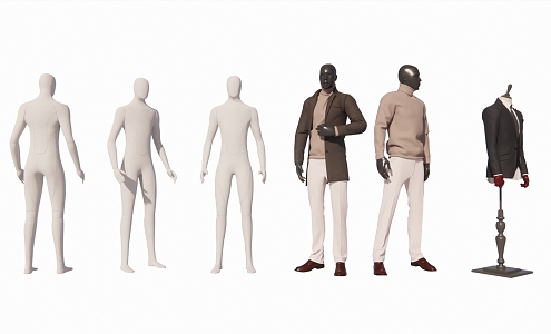 Mannequin Clothing 3d model