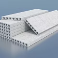 Stacked Precast Hollow Concrete Panels as Structural Building Components for Construction