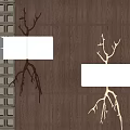 Wall lamp combination 3d model