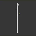 Modern Outdoor Street Light Design With White Pole And Lamp Head