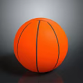 Orange Basketball With Black Stripes For Daily Sports Activities