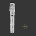 Futuristic Sci Fi Pistol With Blue Black Design And Detailed Modern Components