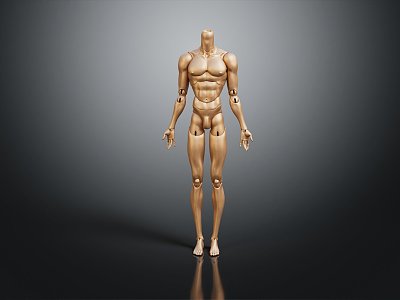 modern human body joint robot joint 3d model