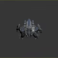 Futuristic Mechanical Robot Character With Silver Metallic Armor And Detailed Robotic Limbs