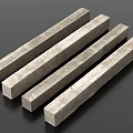 modern column concrete column cement column cement component 3d model