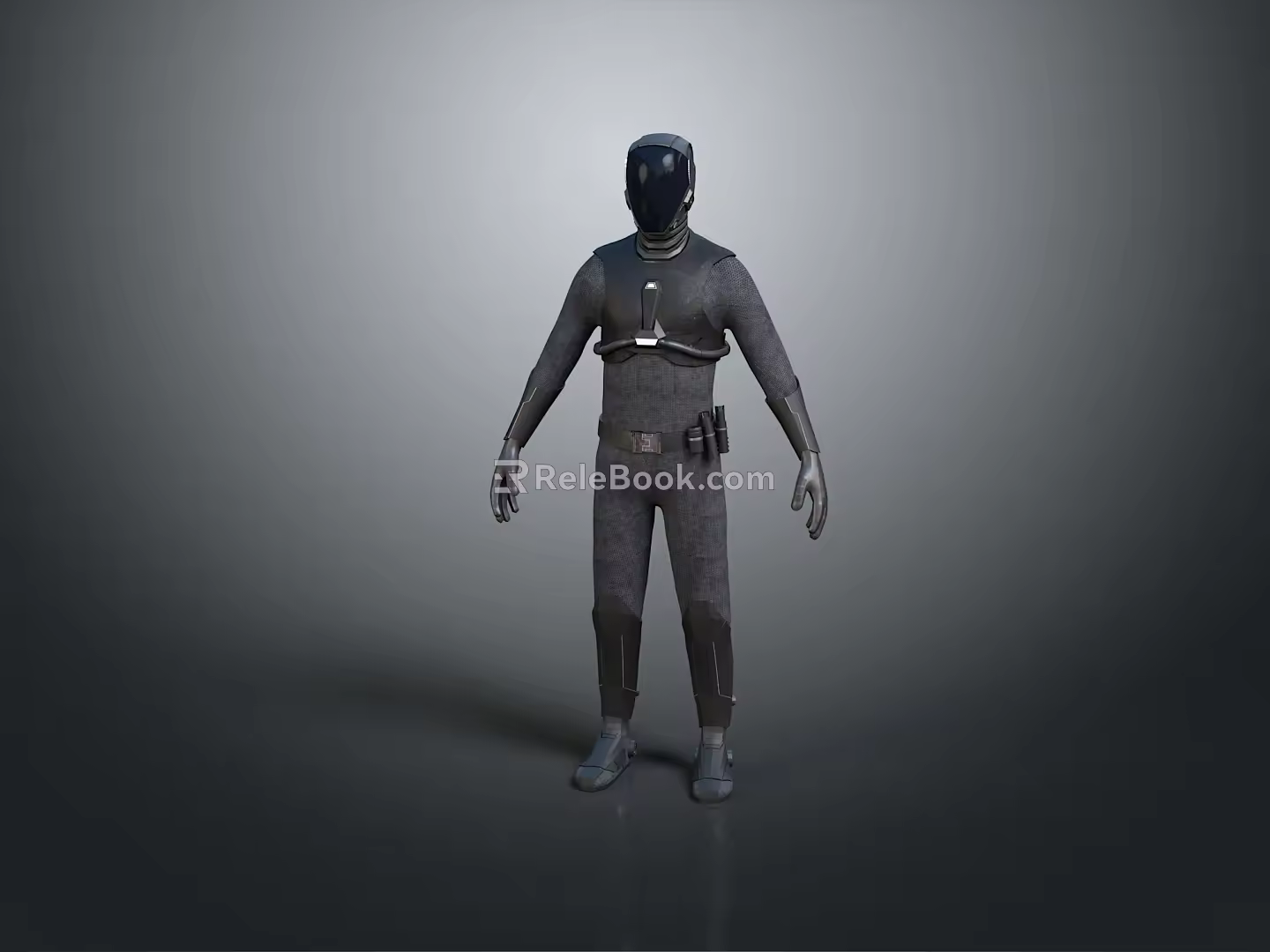 Robot Assistant Small Robot Butler Robot Butler Figure Game Figure 3d model