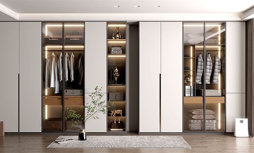 Modern wardrobe 3d model