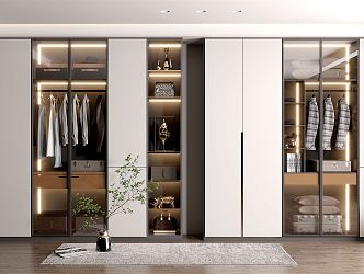 Modern wardrobe 3d model