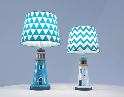 Modern Table Lamp Lighthouse Table Lamp 3d model Modern Table Lamp Lighthouse Table Lamp 3d model