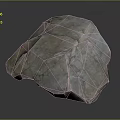 Natural Stone With Rough Surface And Unique Gray Brown Texture Design