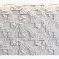 Modern rubble background wall 3d model