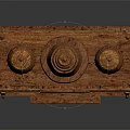 Traditional Wooden Decorative Cabinet With Intricate Carved Details And Elaborate Design
