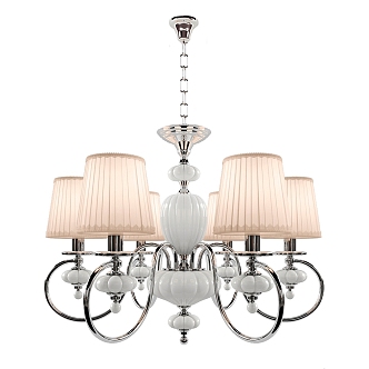 French Style Chandelier Light Luxury Crystal Cream Style Vintage Living Room Dining Room Lamp American Style Rear Creative Master Bedroom Lamp 3d model