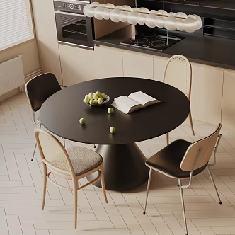 Modern dining table 3d model