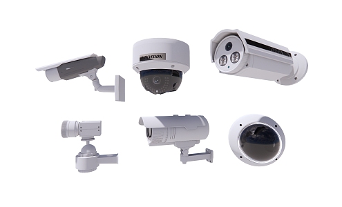 Surveillance camera combination 3d model