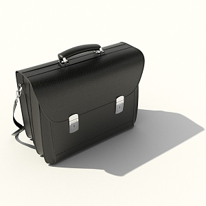 Handbag Leather Bag Handbag Computer Bag Briefcase 3d model