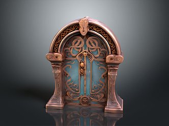 Ancient Building Door Ancient Building Door Chinese Style Door Antique Door Classical Door Chinese Style Door Chinese Style Entrance Traditional Door 3d model