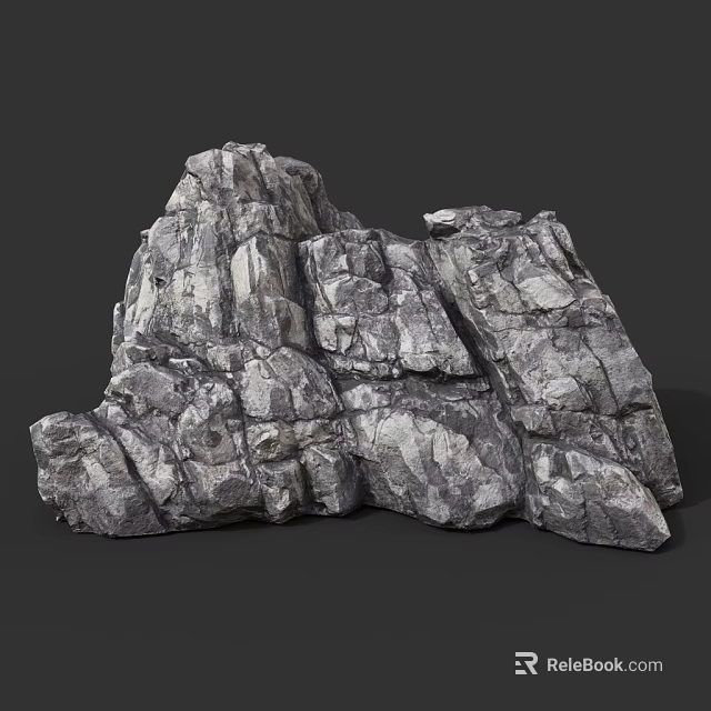 Natural Wood Stone With Rustic Texture And Durable Surface For Interior Design Projects 3d model 