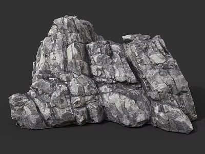 Natural Wood Stone With Rustic Texture And Durable Surface For Interior Design Projects 3d model