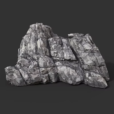 Natural Wood Stone With Rustic Texture And Durable Surface For Interior Design Projects 3d model