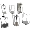 Different Styles of Hinged Door Glass Shower Enclosures for Modern Bathrooms