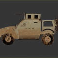 Bulletproof Car Armed Jeep Armed Car Armed Bulletproof Car Military Jeep Off-road Jeep Humvee 3d model