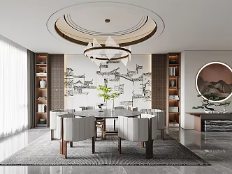 New Chinese Restaurant 3d model