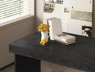 Modern Book Ornaments Vase Flower Ornaments 3d model