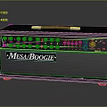 Mesa Boogie Black Guitar Amplifier With Control Panel And Knobs