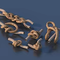 Handmade Rope Knot Crafts With Wooden Sticks For Home Decor And Daily Use