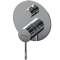 Allen Roth Modern Shower Faucet With Chrome Finish And Sleek Control Knob