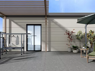 Terrace 3d model