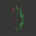 Crossbow Mechanical Crossbow Shift Bow and Arrow Shoot Far Equipment Weapons High-tech Crossbow 3d model
