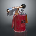 Modern welding torch blowpipe 3d model