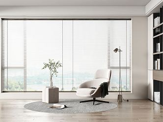 Modern venetian blinds 3d model