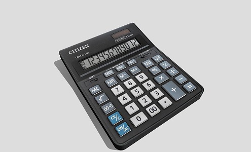 Modern Calculator 3d model