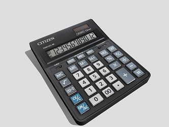 Modern Calculator 3d model