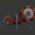 Robot Spider Robot Mecha Spider Science Fiction Spider Mechanical Spider Spider Battery Spider Tower Defense 3d model