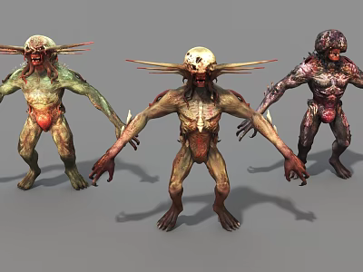 Biochemical Character Monster Game Character Virtual Character 3d model