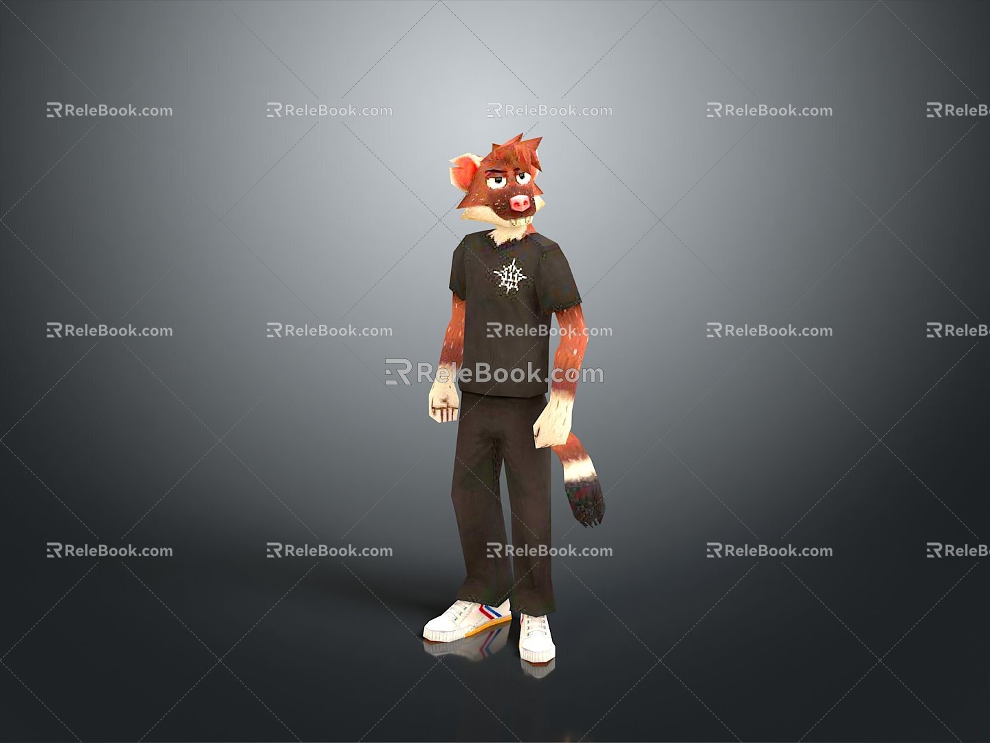 Fox Cartoon Fox Small Fox Cartoon Characters Cartoon Animals Cartoon Small Animals Game Characters 3d model