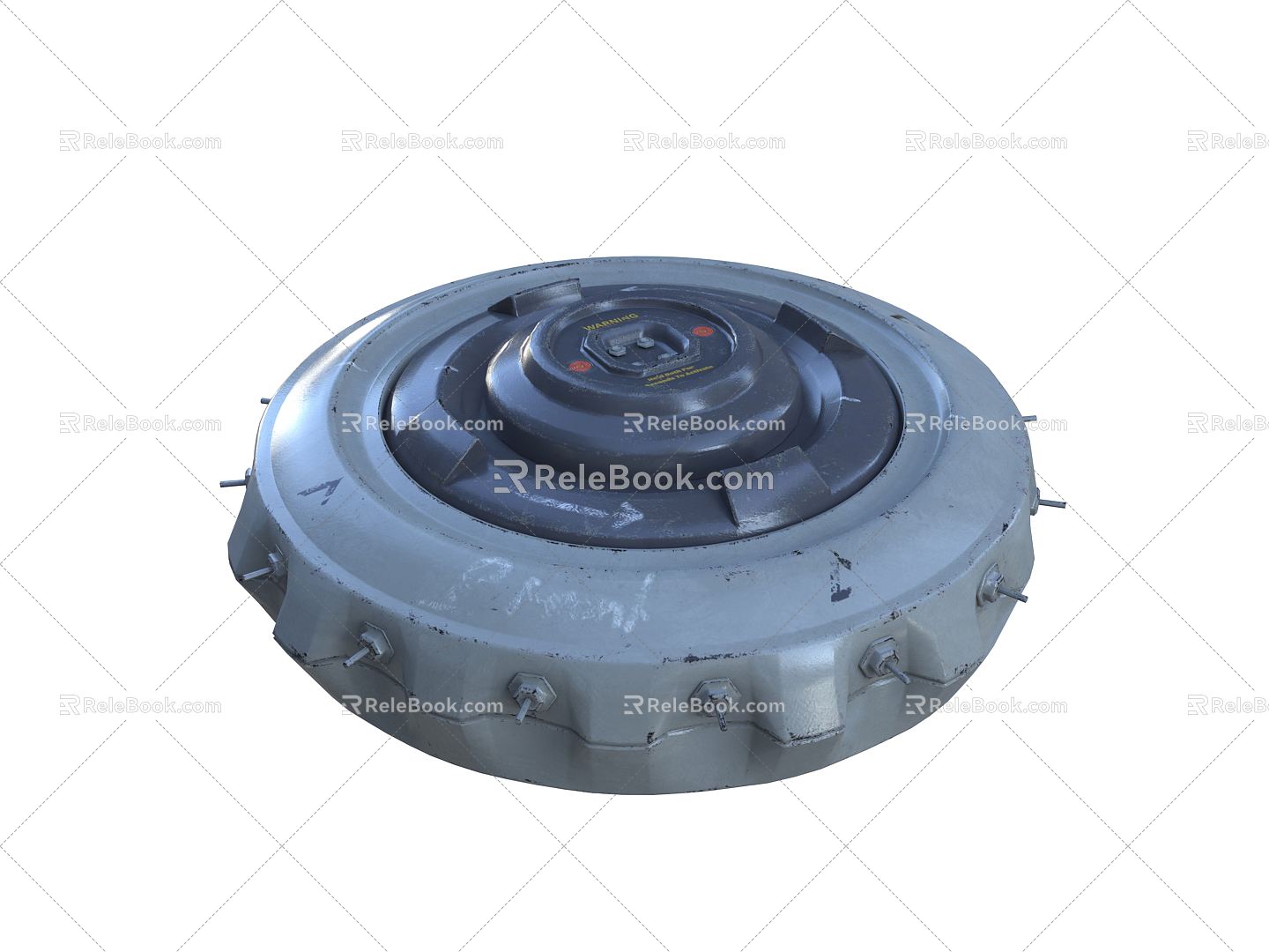 Modern mines 3d model