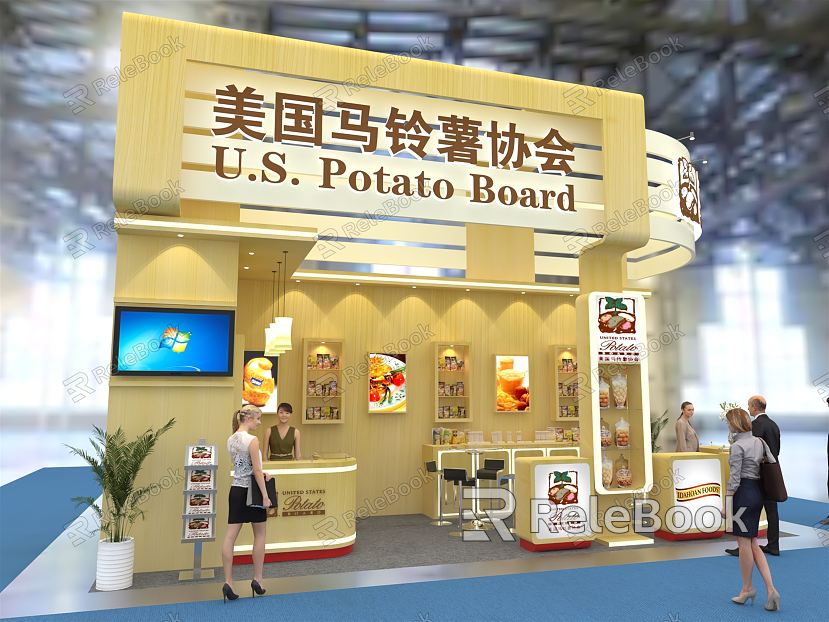 Modern Exhibition American Potato Food Exhibition model