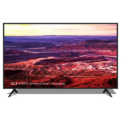 VIZIO SmartCast TV With Sleek Stand And Vivid Scenic Landscape 3d model