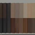 Modern Wooden Wall Panels With Various Colors And Natural Textures For Interior Design